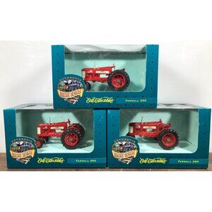Ertl IH Farmall McCormick 350 Tractor Diecast 1/43 Lot of 3 NIB Railway Designs
